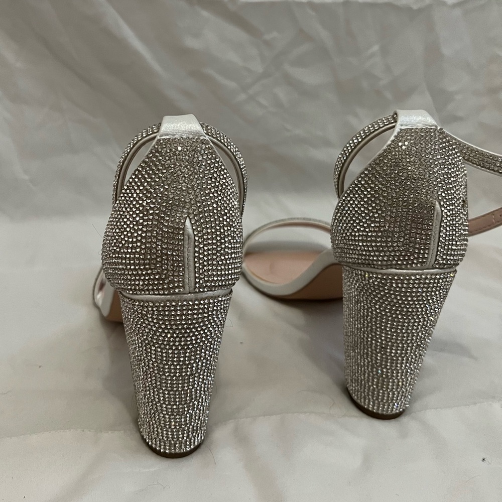 Sparkly Block Heels - image 4